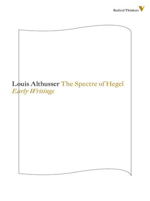 cover image of The Spectre of Hegel